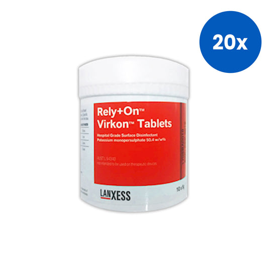 Virkon Broad Spectrum Virucidal Disinfectant 5g Tablet 10 Tablets/Jar x20
