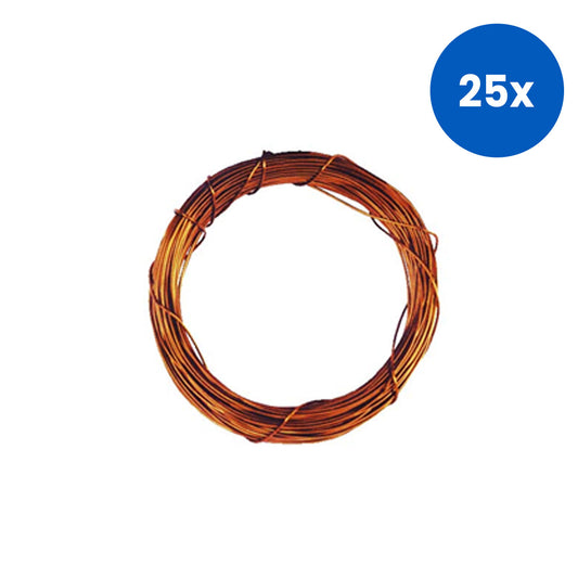 Livingstone Copper Wire 24SWG 50g/Reel - Brown x25