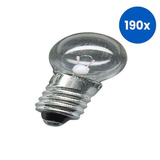 Eveready Light Globe Torch Bulbs 1163 Screw Type 6.2volts 0.3amps 1/Blister