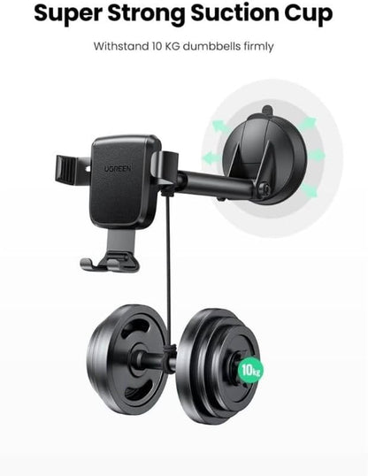 UGREEN Gravity Phone Holder wiSuction Cup Black