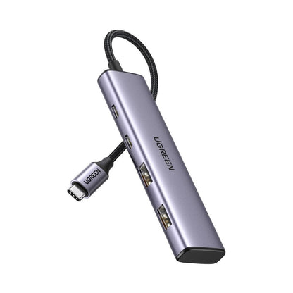 UGREEN 4 Ports USB C Hub with 2 x USB-C and 2x Silver