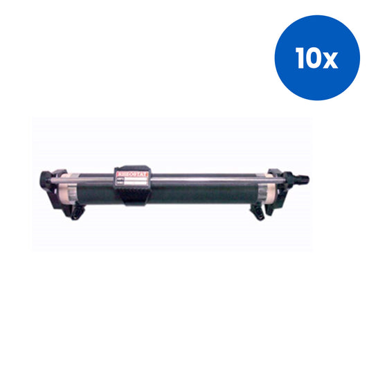 Livingstone Rheostat Sliding Metal Brush Wounded on Porcelain Variable Resistor 56 Ohm 2.3 Amp - Black x10