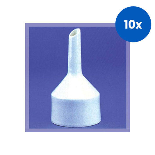 Livingstone Buchner Funnel Porcelain 75ML For 5CM Filter Paper Biodegradable - White x10