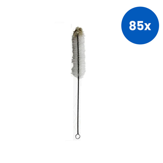 Livingstone Test Tube Brush Cloth Top 250MM Length 36x120MM Bristle - White x85