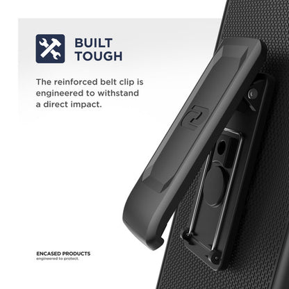 Encased Combo Case iPhone 11 with Belt Clip Holster - Black