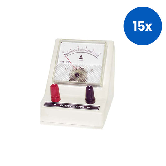 Livingstone Ammeter Single Range  0 - 5A DC Square - White x15