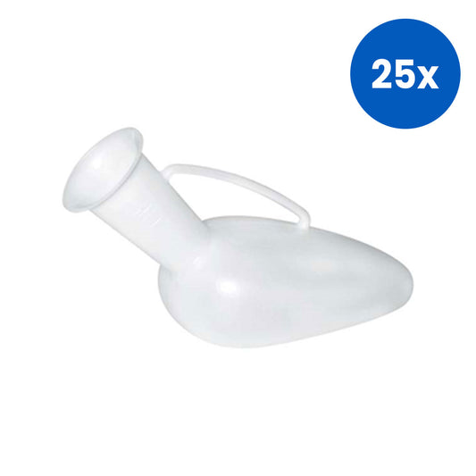 Aptaca Male Urinal Polyethylene 1 Litre - White -25