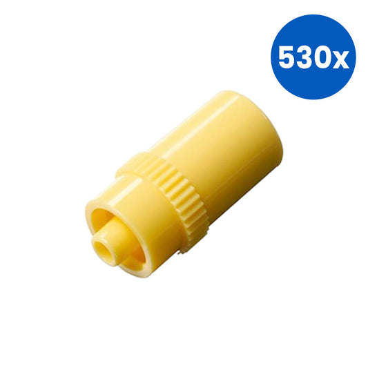 B.Braun Intravenous IV Stopper Male Luer Lock  for Injection Site 0.20ml - Yellow x530