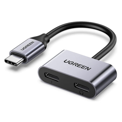 UGREEN USB-C to Dual USB-C Adapter Black
