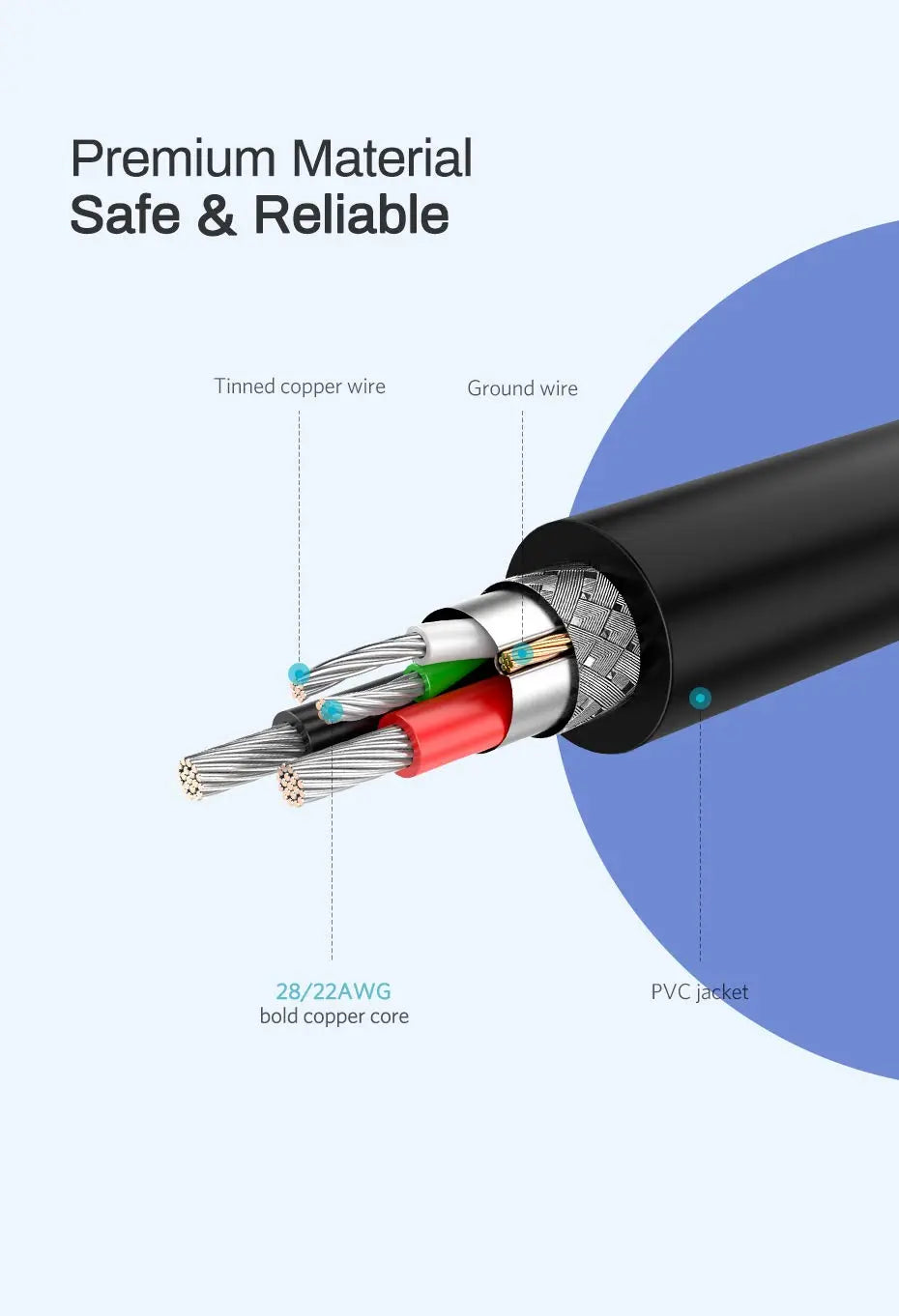 UGREEN 2M USB-A 2.0 to Micro USB Data Cable Black