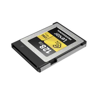 Lexar Professional GOLD CFexpress Type B Card 128 GB - Silver/Gold