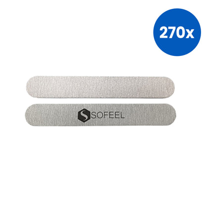 Sofeel AA Zebra Nail File Grit 120/240 - White x270