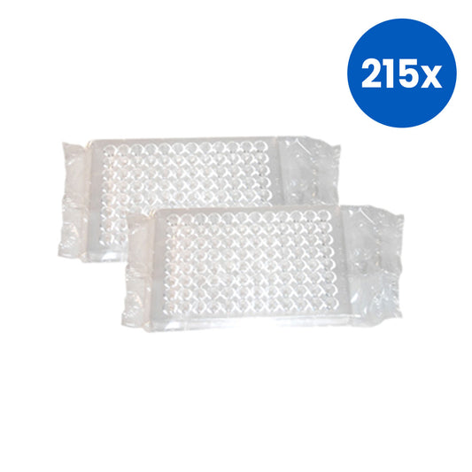 Aptaca Microtiter Plate U Bottom 86mm x 128mm 96 Well  Recyclable Polystyrene 1/Bag - White x215