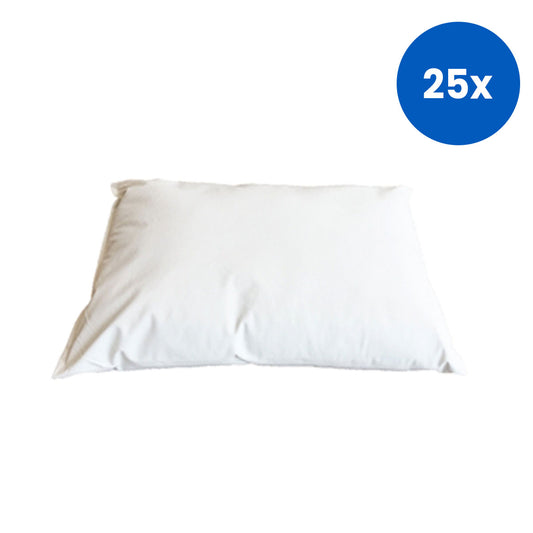 Haines Wipeclean Stitched Seams Pillow Half Size Bacteria Resistant 45 x 33cm Waterproof PVC - White x25