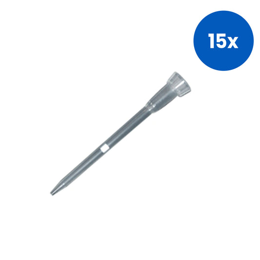 Aptaca Filter Tips 0.1-10 microlitres Eppendorf Cristal Sterile 96/Rack - Clear x15