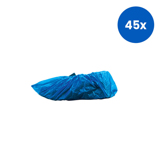 Livingstone Shoe Cover Overshoes Recyclable Hard-wearing Durable Polyethylene 21gsm 100/Bag - Blue x45