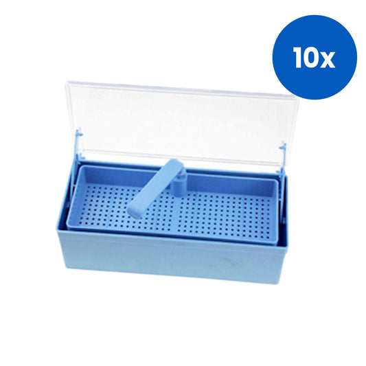 Livingstone Germicidal Lift Trays 1 litre - Blue x10