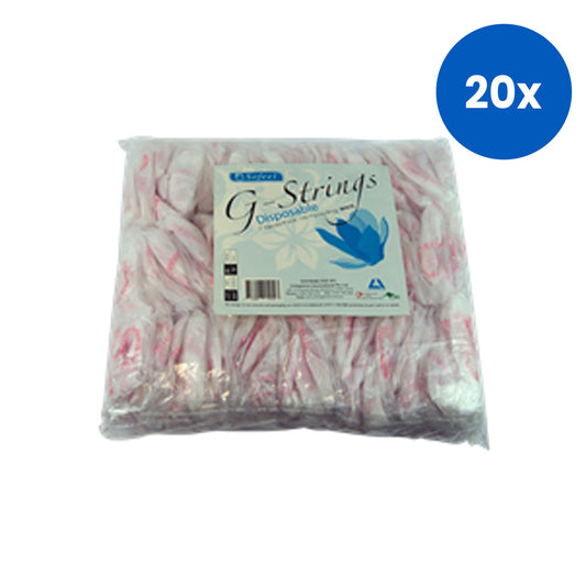 Sofeel Disposable G-String 100/Bag - White x20