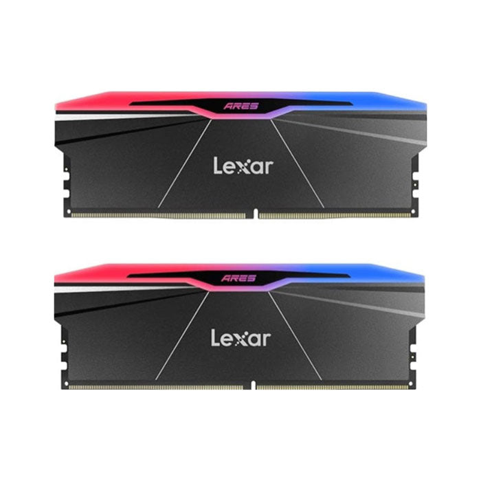 Lexar ARES 2nd Gen DDR5 7600 32GB (16GBx2) RGB Black Dual Pack – Black