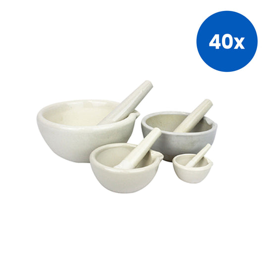 Livingstone Mortar and Pestle Mortar Only 300ml Porcelain - White x40