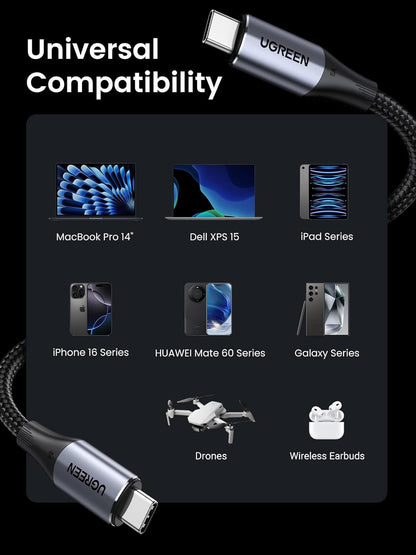 UGREEN USB 3.2 Gen 2 Cable Black 1m Black