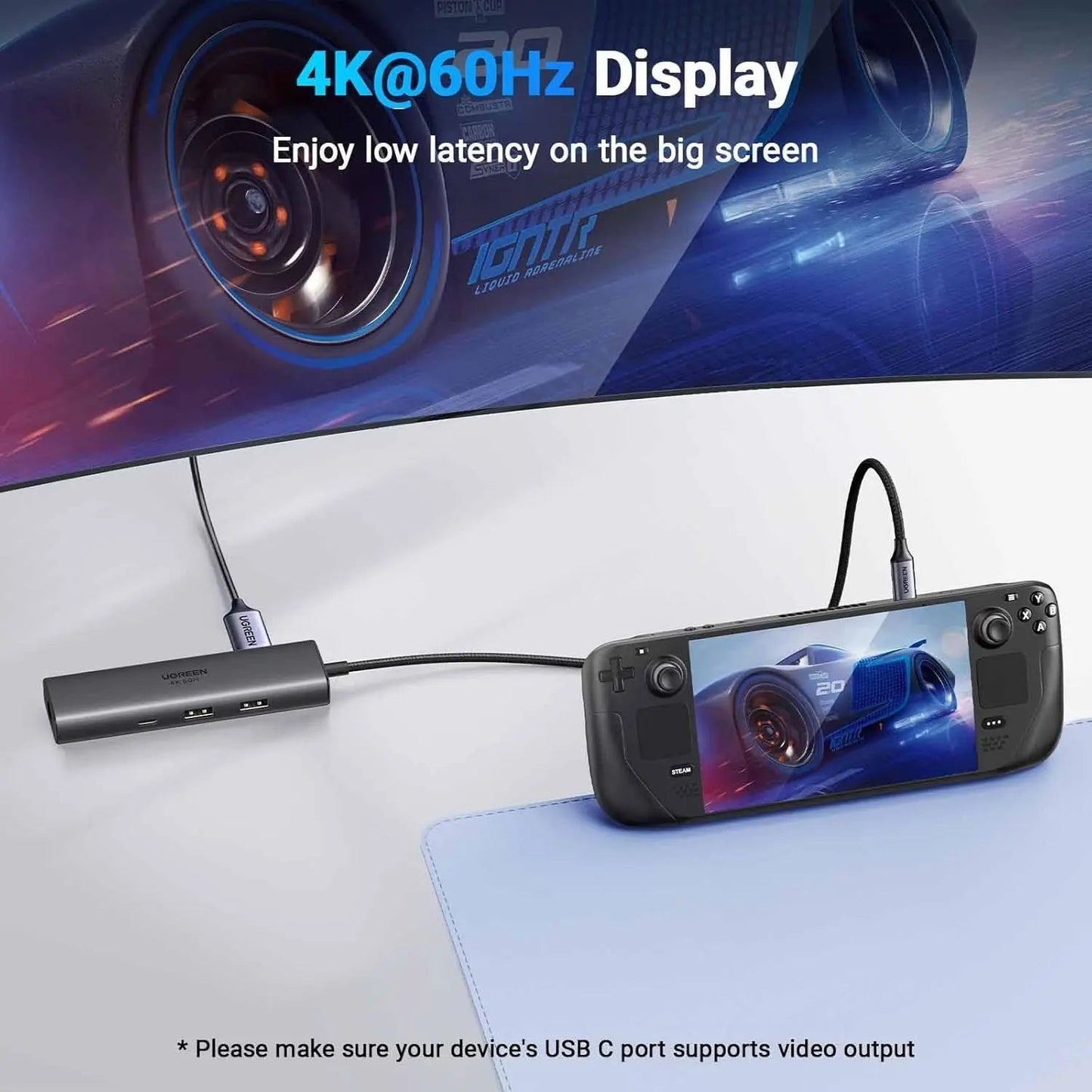 UGREEN 6-in-1 USB C Hub with Single 4K HDMI Silver