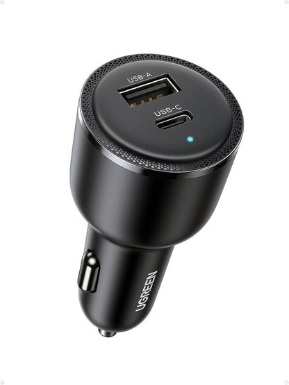 UGREEN 63W USB C and USB A Car Charger Black