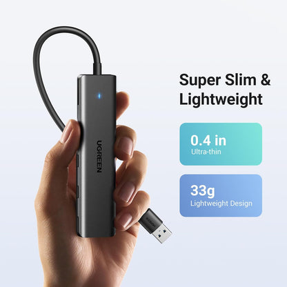 UGREEN 4 Port USB 3.0 Hub Black