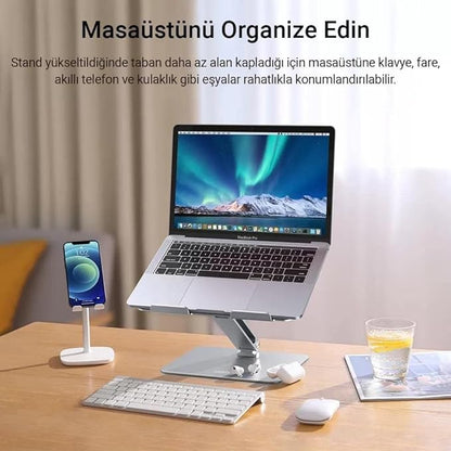 UGREEN Folding Aluminum Laptop Stand Silver