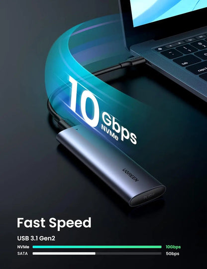 UGREEN USB-C Female to M.2 M-K10G Enclosure C-C Cable 50cm