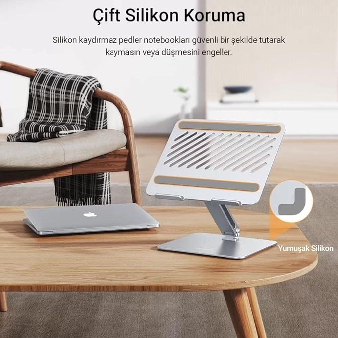 UGREEN Folding Aluminum Laptop Stand Silver