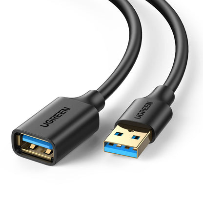 UGREEN USB-A Male to USB-A FemExtension Cable 1m Black