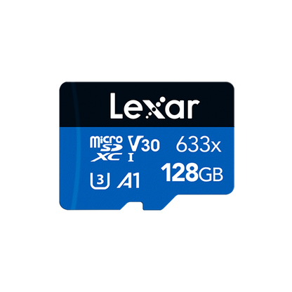 Lexar High-Performance 633x microSDHC/microSDXC UHS-I Card 128 GB - Blue