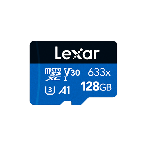 Lexar High-Performance 633x microSDHC/microSDXC UHS-I Card 128 GB - Blue