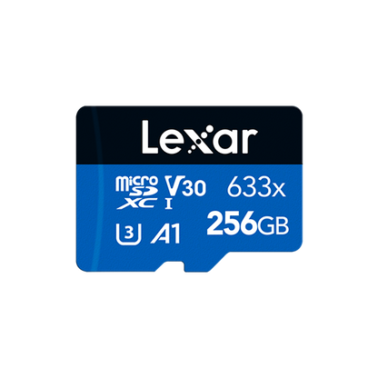 Lexar High-Performance 633x microSDHC/microSDXC UHS-I Card 256 GB - Blue