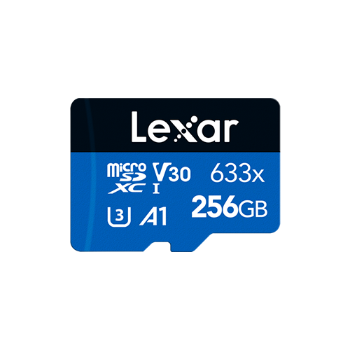 Lexar High-Performance 633x microSDHC/microSDXC UHS-I Card 256 GB - Blue