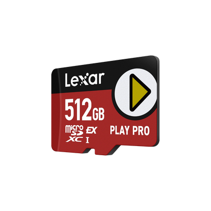Lexar PLAY Pro microSDXC UHS-I card 512 GB - Red