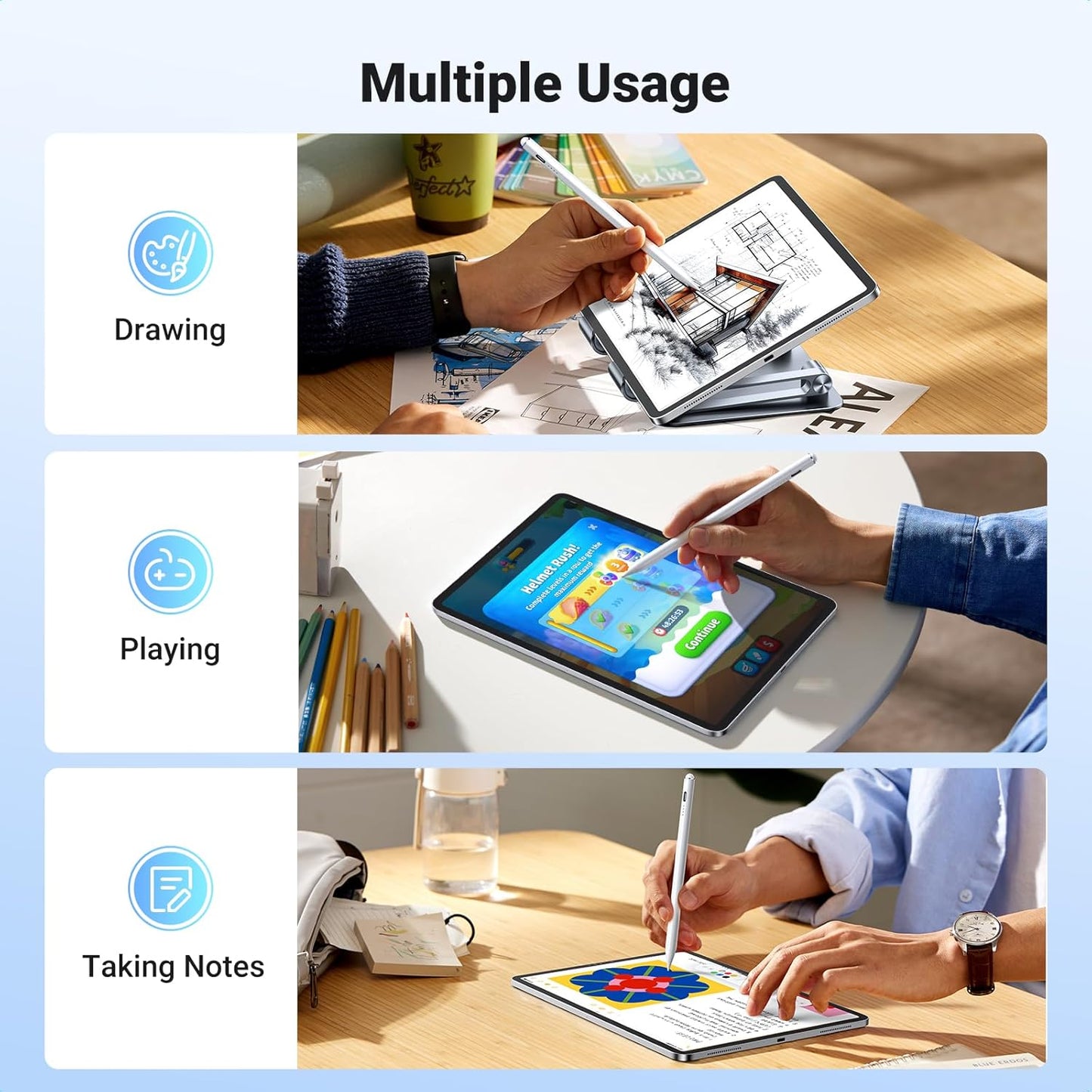 UGREEN Smart Stylus Pen for iPad AIR and iPad Pro