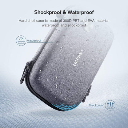 UGREEN Portable Storage Travel Case Grey