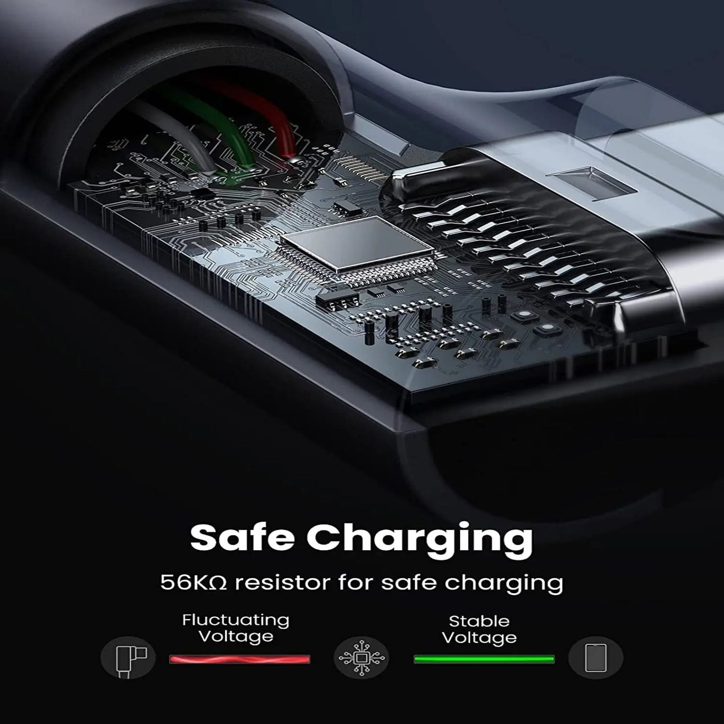 UGREEN Angle USB-C Male to USB-A Male Braided 2m Black