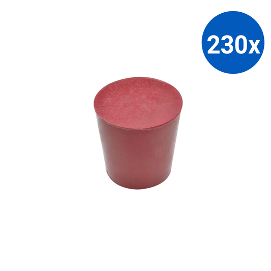 Livingstone Solid Rubber Stopper 35mm (Base) x 45mm (Top) x 37 (Height) mm - Brown x230