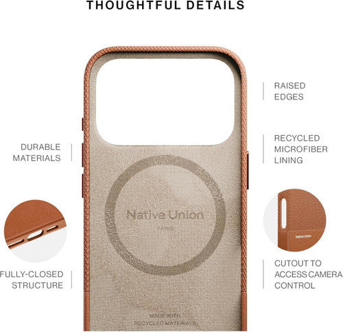 Native Union Classic Case iPhone 17 Pro - Tan