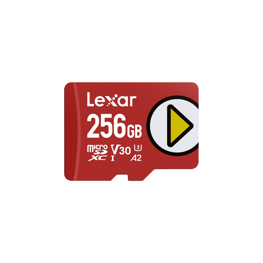 Lexar PLAY microSDXC UHS-I card 256GB - Red
