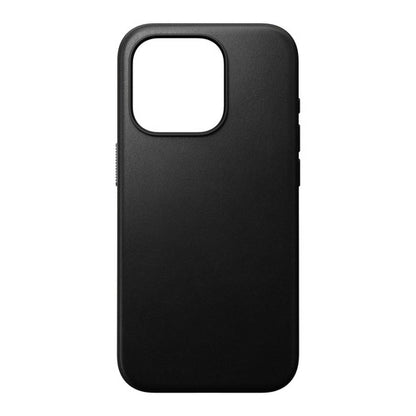 Nomad Modern Leather Case iPhone 15 Pro - Black