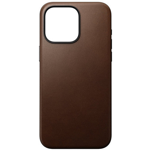 Nomad Horween Leather Case iPhone 15 - Rustic Brown