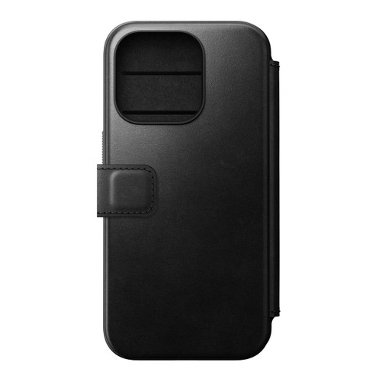 Nomad Modern Horween Leather Folio iPhone 15 Pro Max - Black