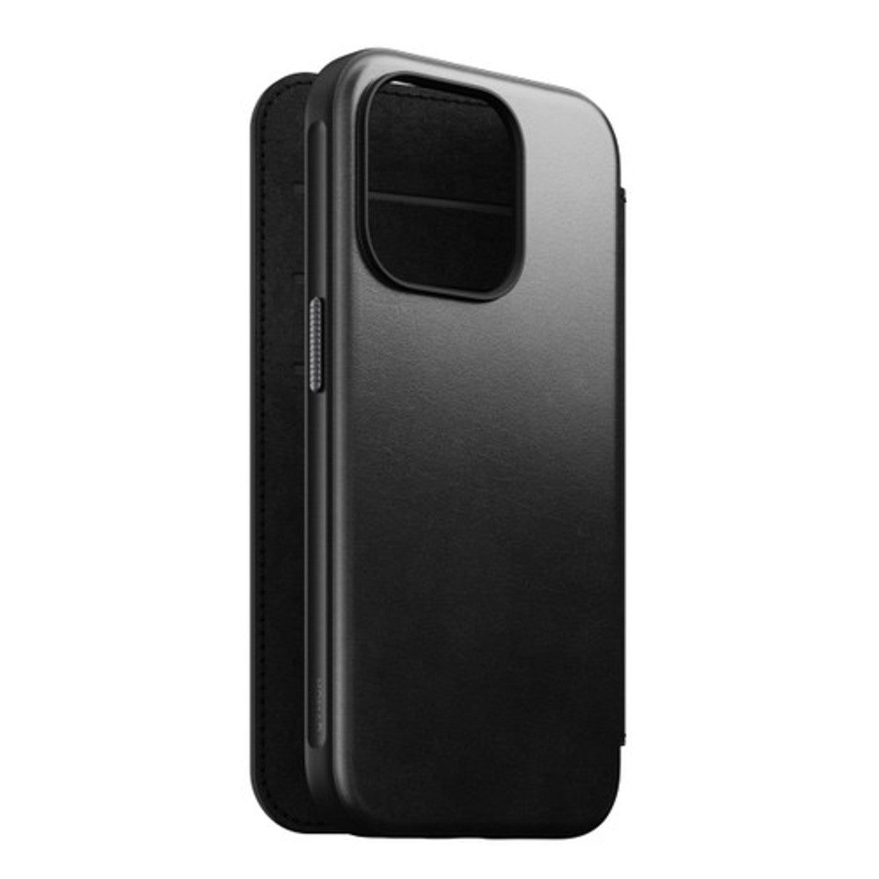 Nomad Modern Horween Leather Folio iPhone 15 Pro Max - Black