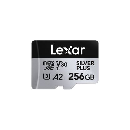 Lexar Professional Silver Plus V30 MicroSDXC UHS-I Card 256 GB
