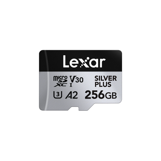 Lexar Professional Silver Plus V30 MicroSDXC UHS-I Card 256 GB