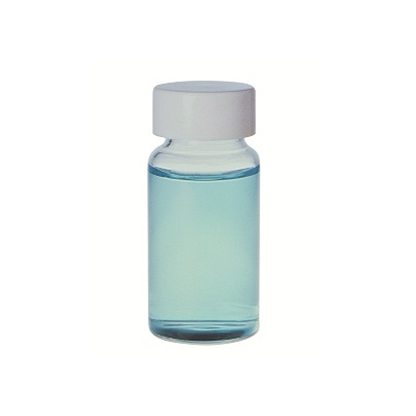 Vials Scintillation 21ml Borosilicate Glass with Foil Lined Polypropylene Cap 100/Pack - Clear x10